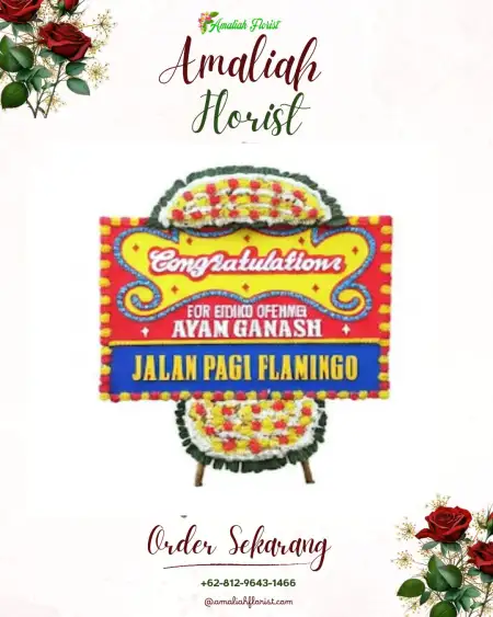 Sewa Papan Bunga Padang Gelai